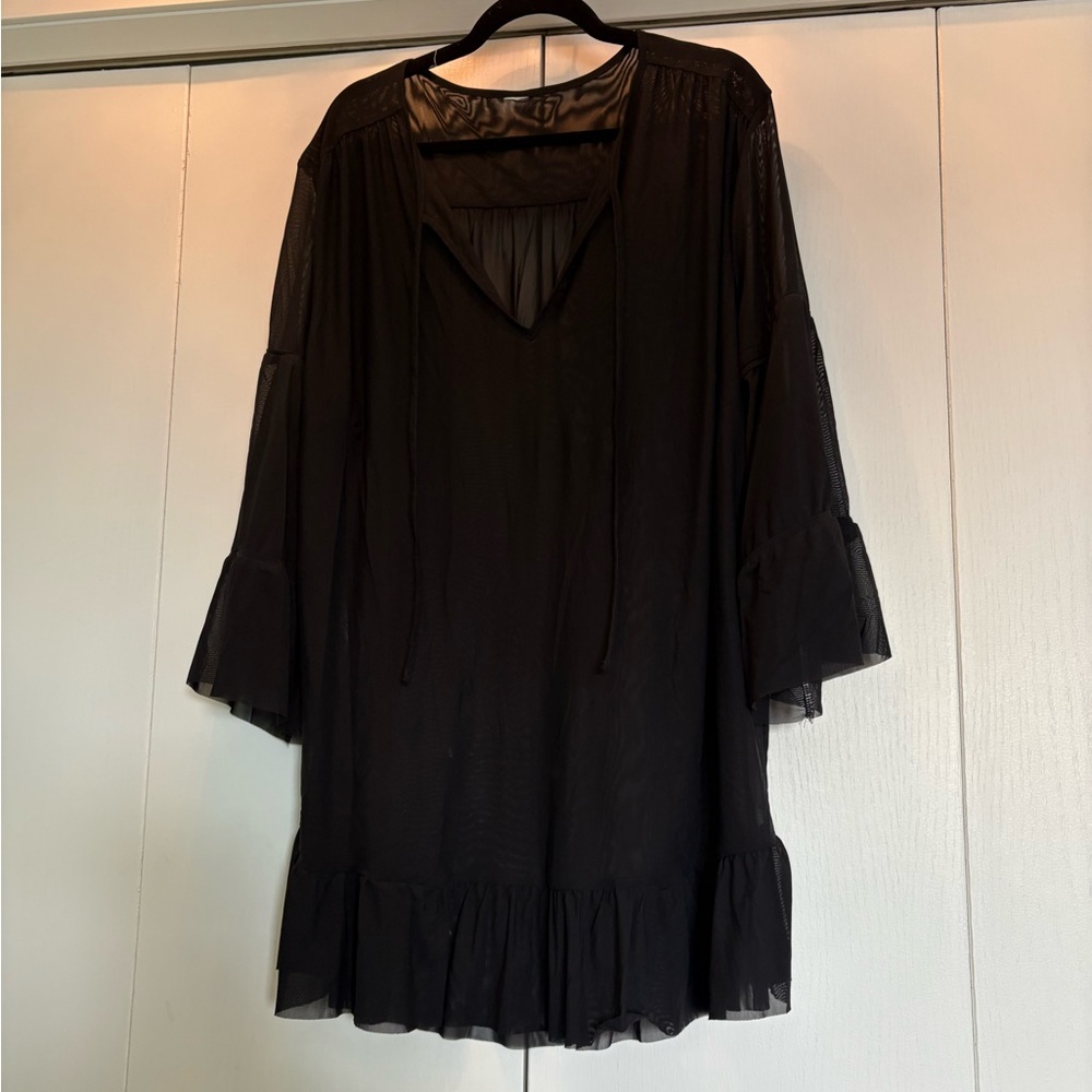 Black Sheer Cover Up